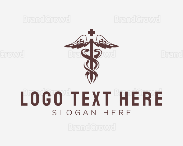 Medical Health Caduceus Logo