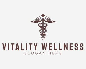 Health - Medical Health Caduceus logo design