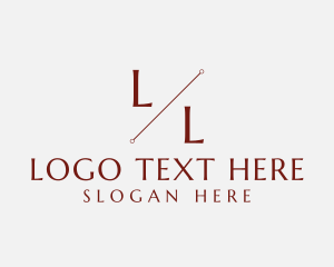 Deluxe - Elegant Fashion Segment logo design