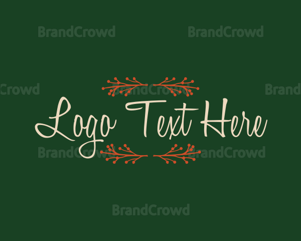 Christmas Holiday Celebration Logo