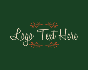 Holly - Christmas Holiday Celebration logo design
