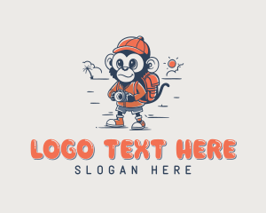 Explorer - Monkey Photography Explorer logo design
