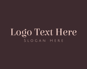 Wordmark - Elegant Feminine Business logo design