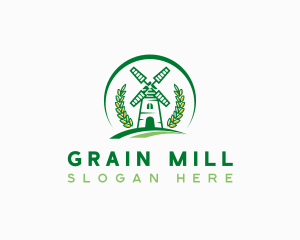 Wheat Flour Mill logo design