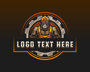 Gorilla Contractor Builder logo design