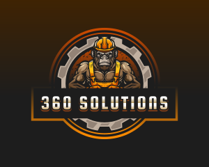 Gorilla Contractor Builder logo design