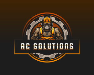 Gorilla Contractor Builder logo design