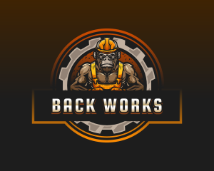 Gorilla Contractor Builder logo design