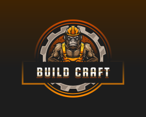 Gorilla Contractor Builder logo design