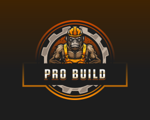 Gorilla Contractor Builder logo design