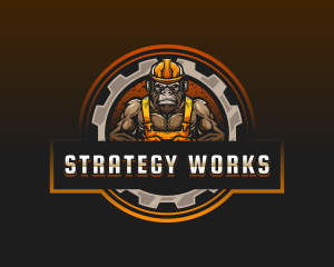 Gorilla Contractor Builder logo design