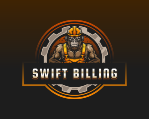 Gorilla Contractor Builder logo design