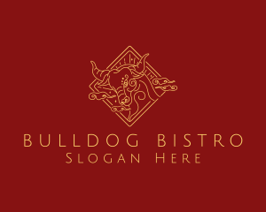 Mystical Sacred Bull logo design