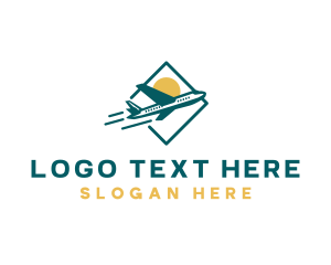 Delivery - Airplane Tour Pilot logo design