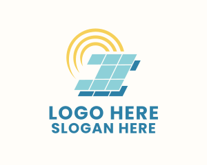 Electronics - Solar Energy Technology logo design
