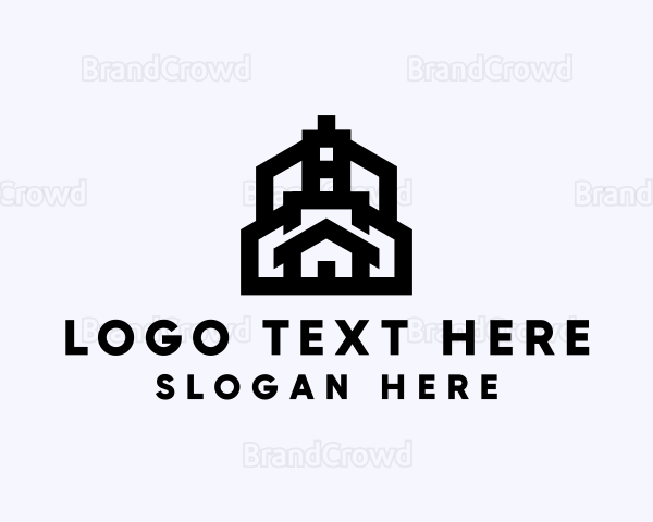 Residential House Building Logo