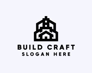 Residential House Building logo design