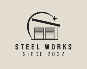 Factory Warehouse Building logo design