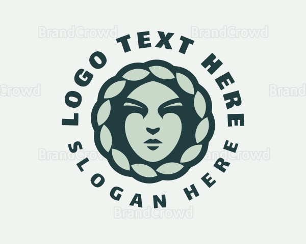 Green Regal Goddess Logo