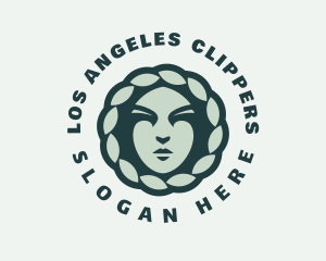 Queen - Green Regal Goddess logo design