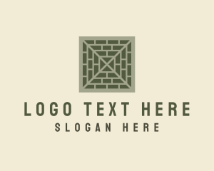 Cladding - Brick Floor Pavement logo design