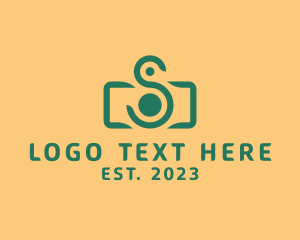 Vlogger - Camera Photography Letter S logo design