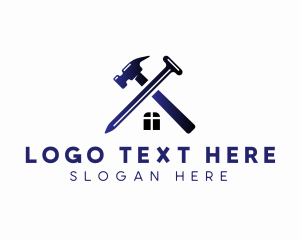 Laborer - Hammer Builder Repair logo design