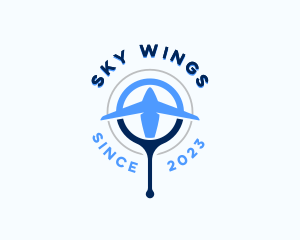 Aircraft Travel Airplane logo design