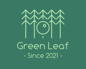 Camera - Forest Tree Lens logo design