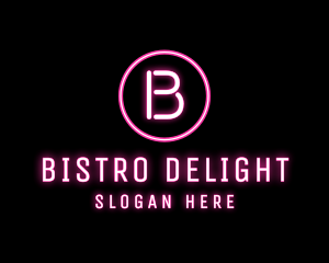 Neon Club Bistro Pub logo design