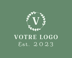 Florist - Eco Leaves Spa logo design