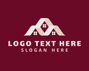 Roofing - Home Roofing Home Improvement logo design