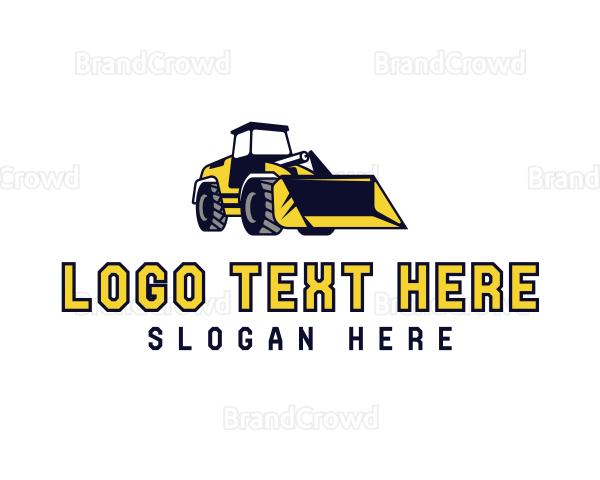 Loader Construction Machinery Logo