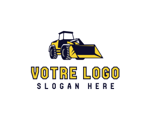 Loader Construction Machinery Logo