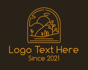 Sightseeing - Desert Valley Mountain logo design