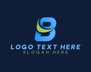 Letter B - Media Logistics Advertising logo design