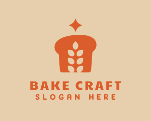 Orange Wheat Bread logo design