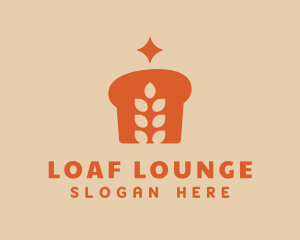 Loaf - Orange Wheat Bread logo design