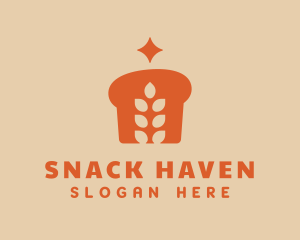 Orange Wheat Bread logo design