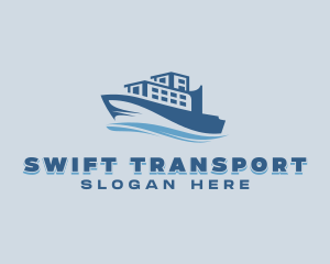 Transport Boat Ship logo design