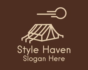 Outdoor Camping Tent  Logo