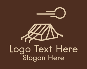 Outdoor Camping Tent  Logo