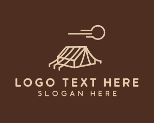 Outdoor Camping Tent  Logo