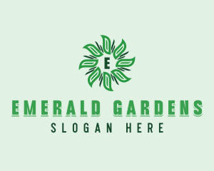 Botanical Eco Gardening logo design