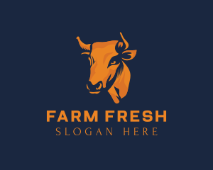 Bull Horn Farming logo design