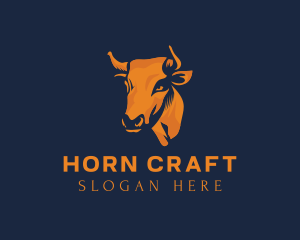 Bull Horn Farming logo design