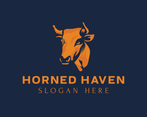 Bull Horn Farming logo design