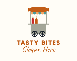 Sausage Food Cart logo design