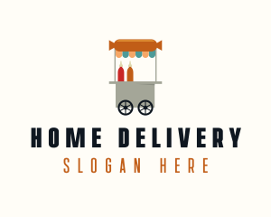 Sausage Food Cart logo design