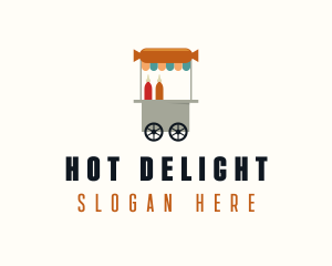 Sausage Food Cart logo design